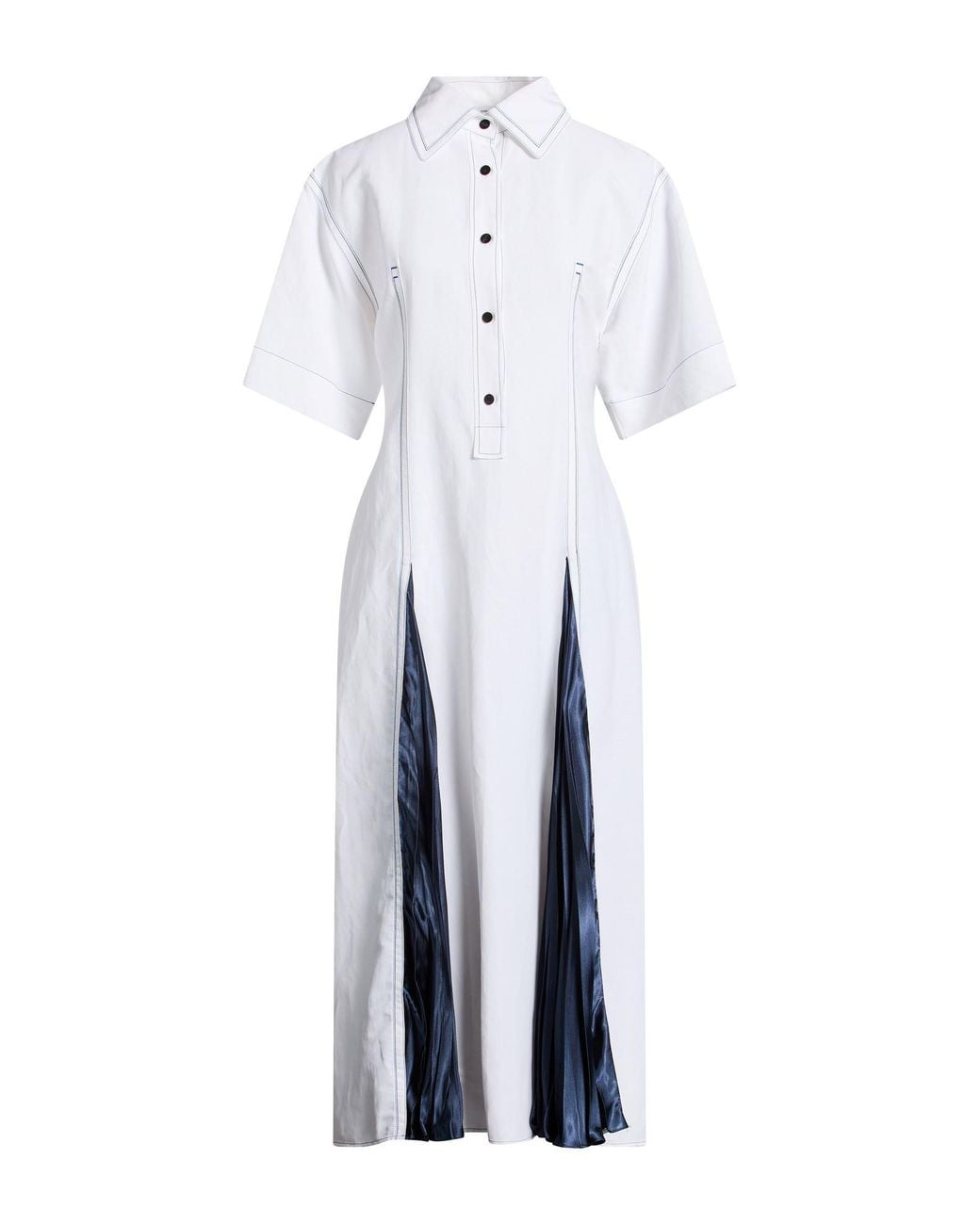 Ferragamo White Midi Dress