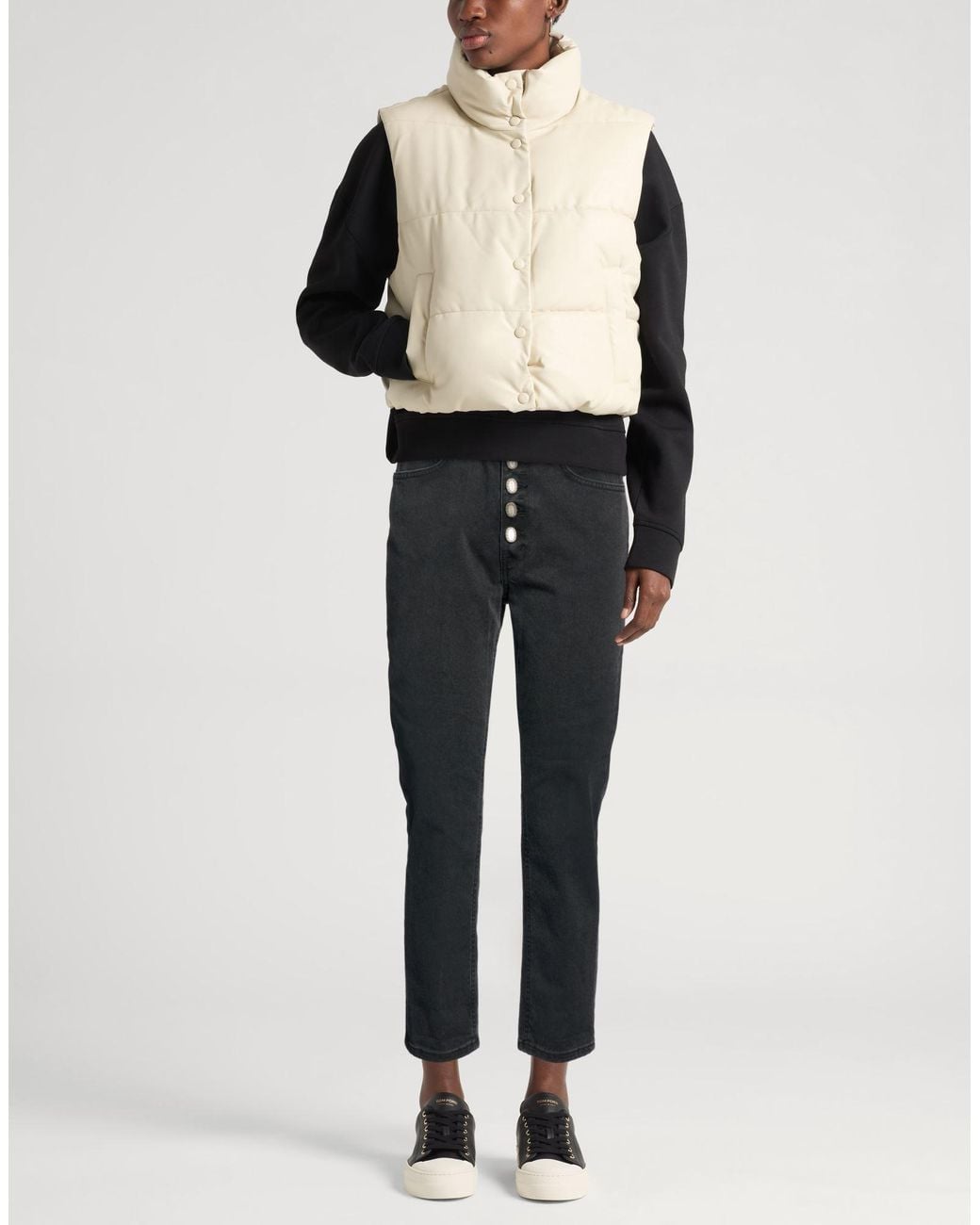 Dondup Black Jeans Cotton, Elastane