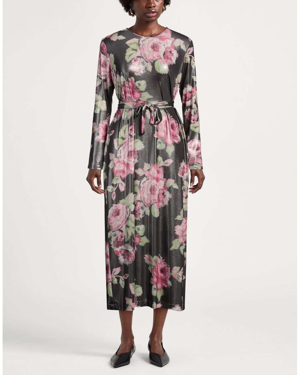 Roseanna Multicolor Maxi Dress Polyester, Elastane