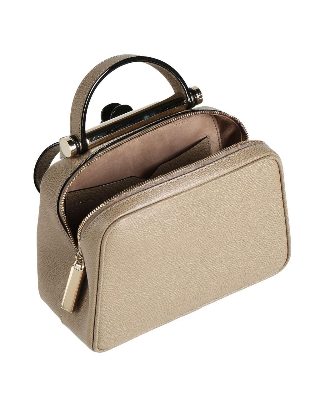 Valextra Natural Cross-Body Bag Calfskin