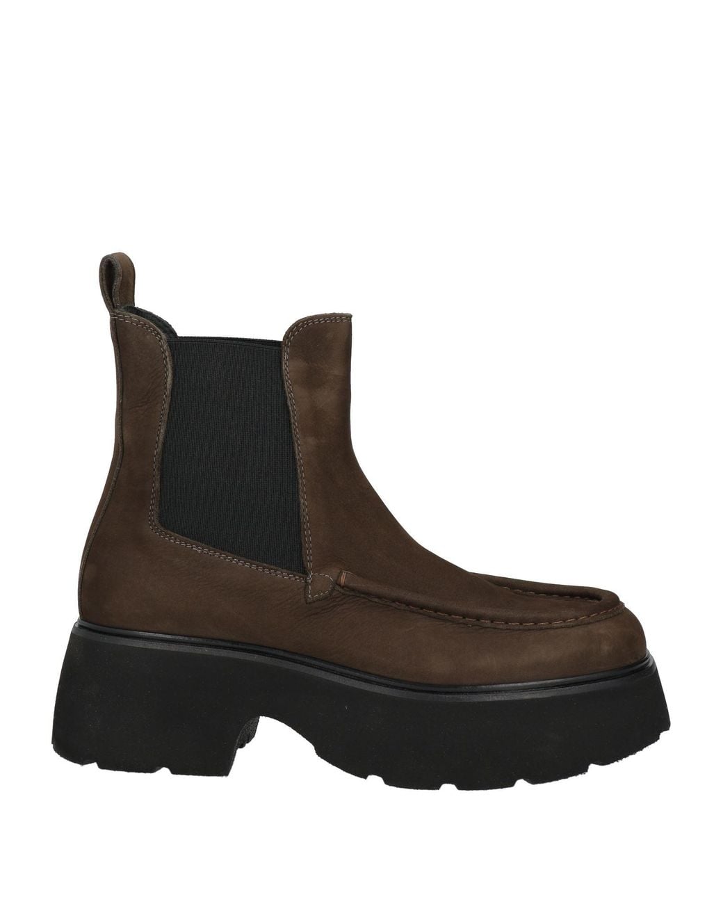 OA non-fashion Black Ankle Boots Leather