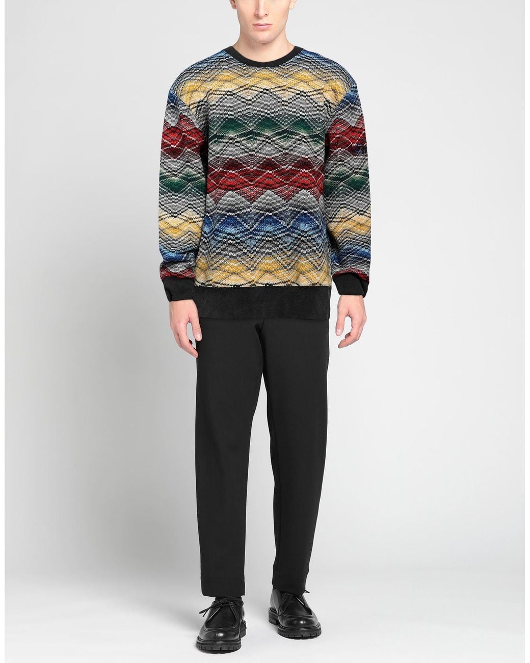 Missoni Gray Sweatshirt Polyester, Wool for men