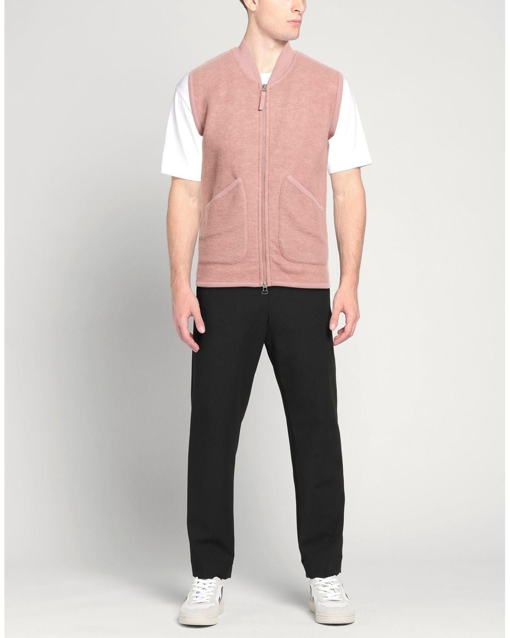 Universal Works Pink Vest Wool, Polyester for men