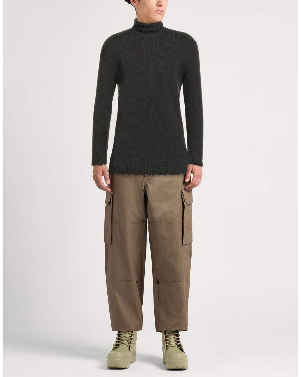 Laneus Black Turtleneck for men