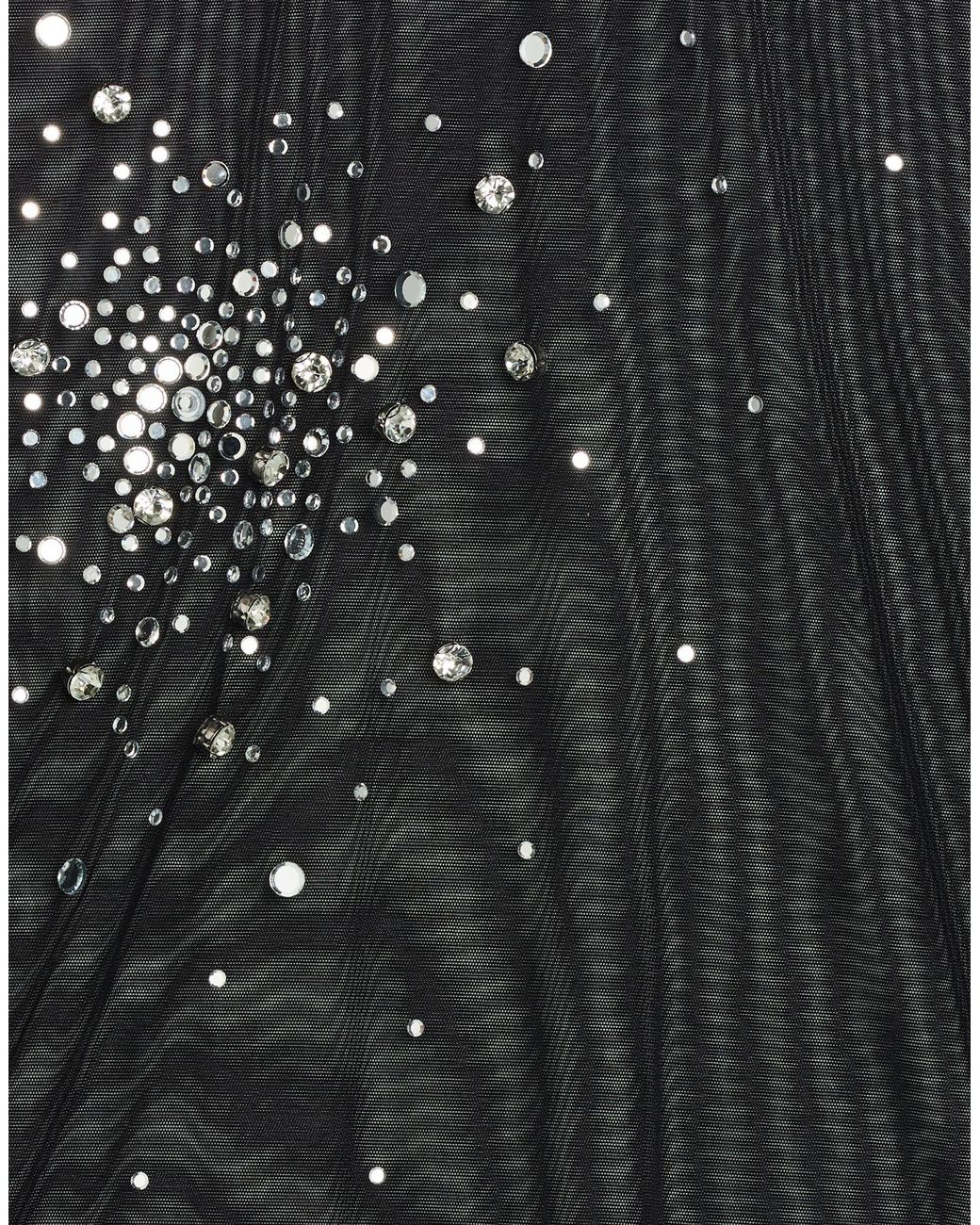 DES_PHEMMES Black Bodysuit Polyamide, Elastane