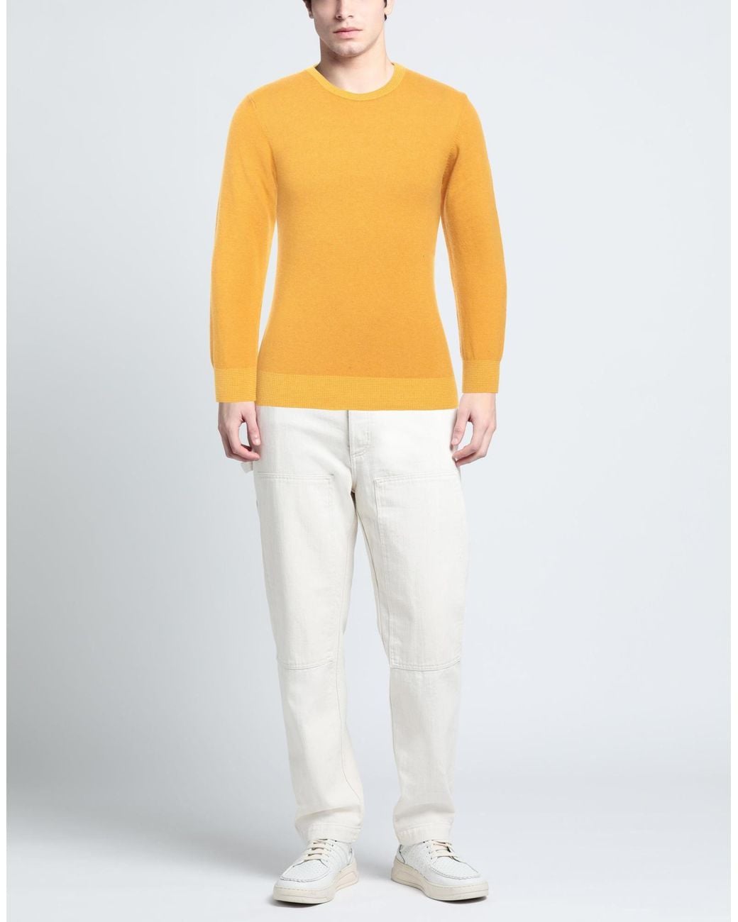 Berna Yellow Sweater for men