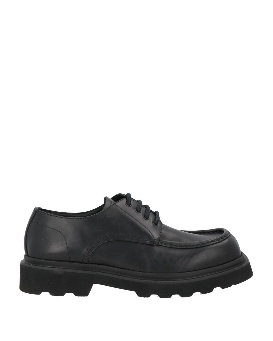 Dolce & Gabbana Black Lace-Up Shoes Leather for men
