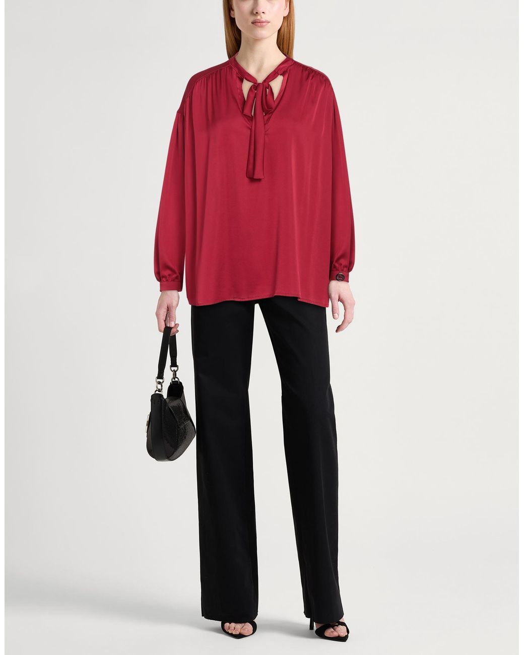 Gaelle Paris Red Top Polyester, Elastane