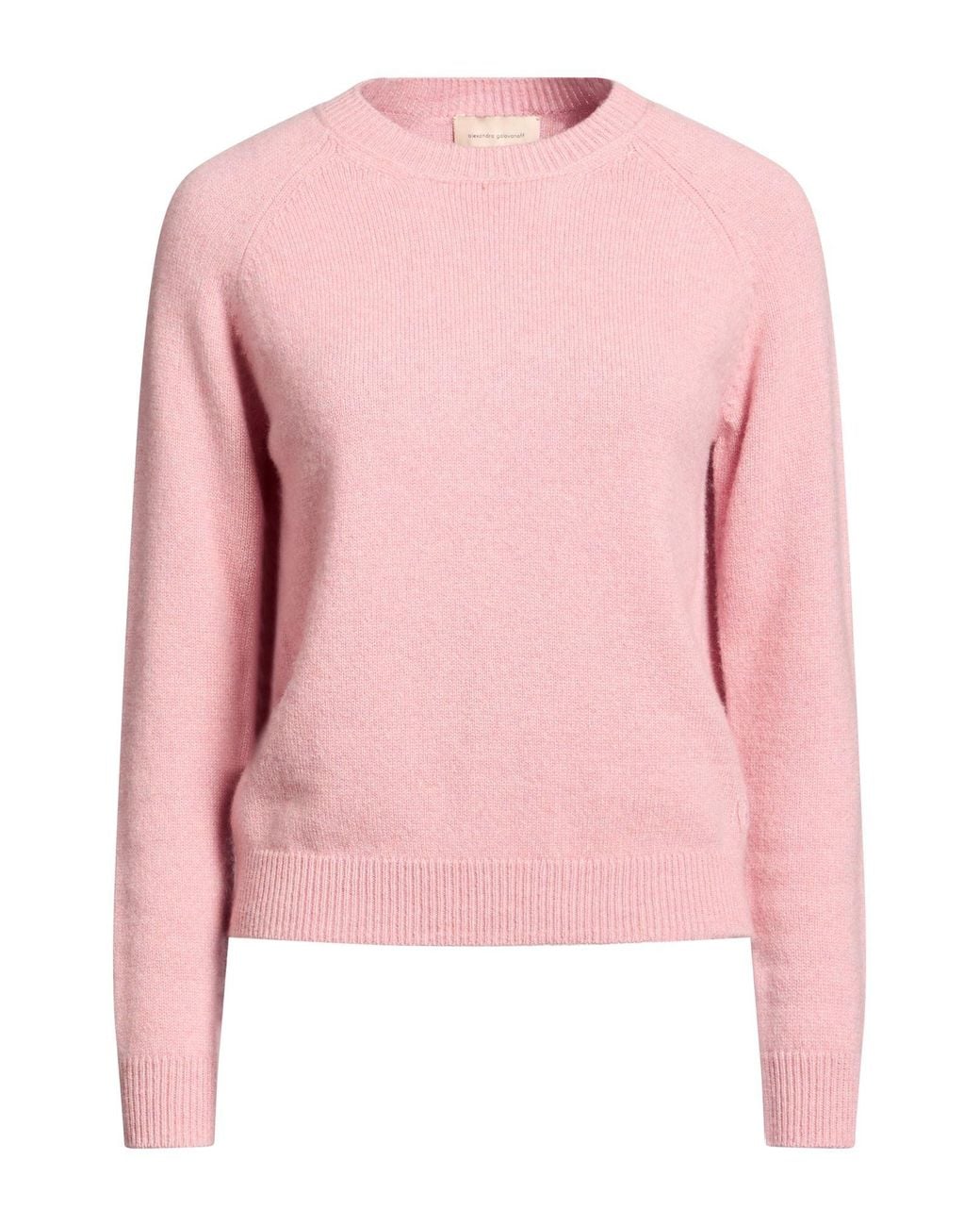 Alexandra Golovanoff Pink Sweater Cashmere