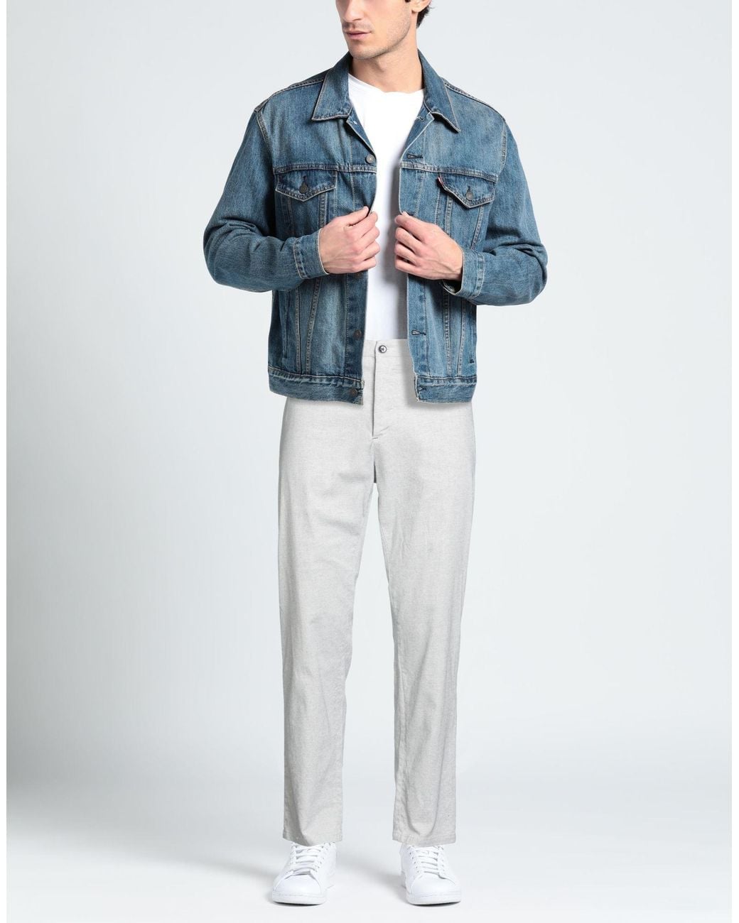 GTA IL PANTALONE White Pants Cotton, Elastane for men