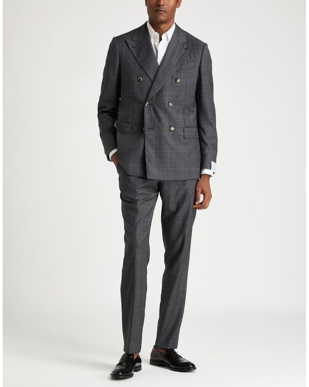 Traje Caruso de hombre de color Gray