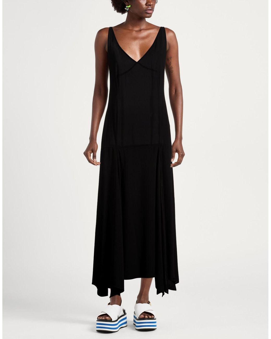 MEIMEIJ Black Maxi Dress Polyester