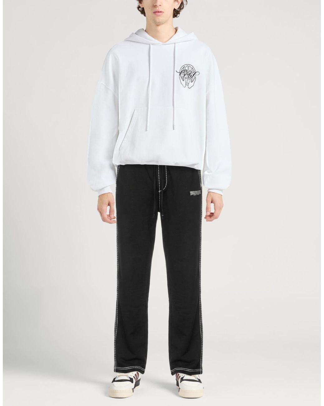 True Religion Black Trouser for men