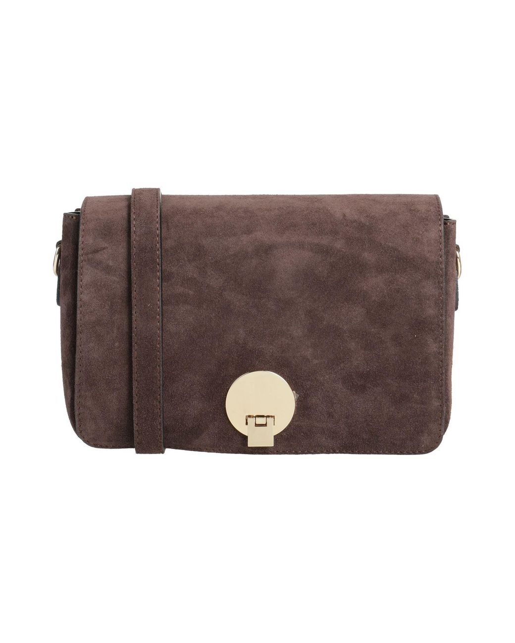 Laura Di Maggio Brown Cross-Body Bag Leather