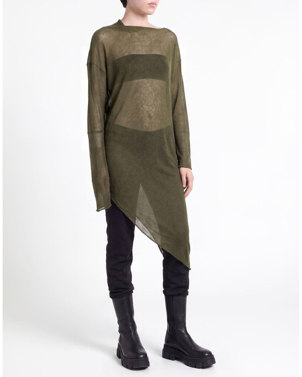 P.A.R.O.S.H. Green P.A.R.O..H. Midi Dress