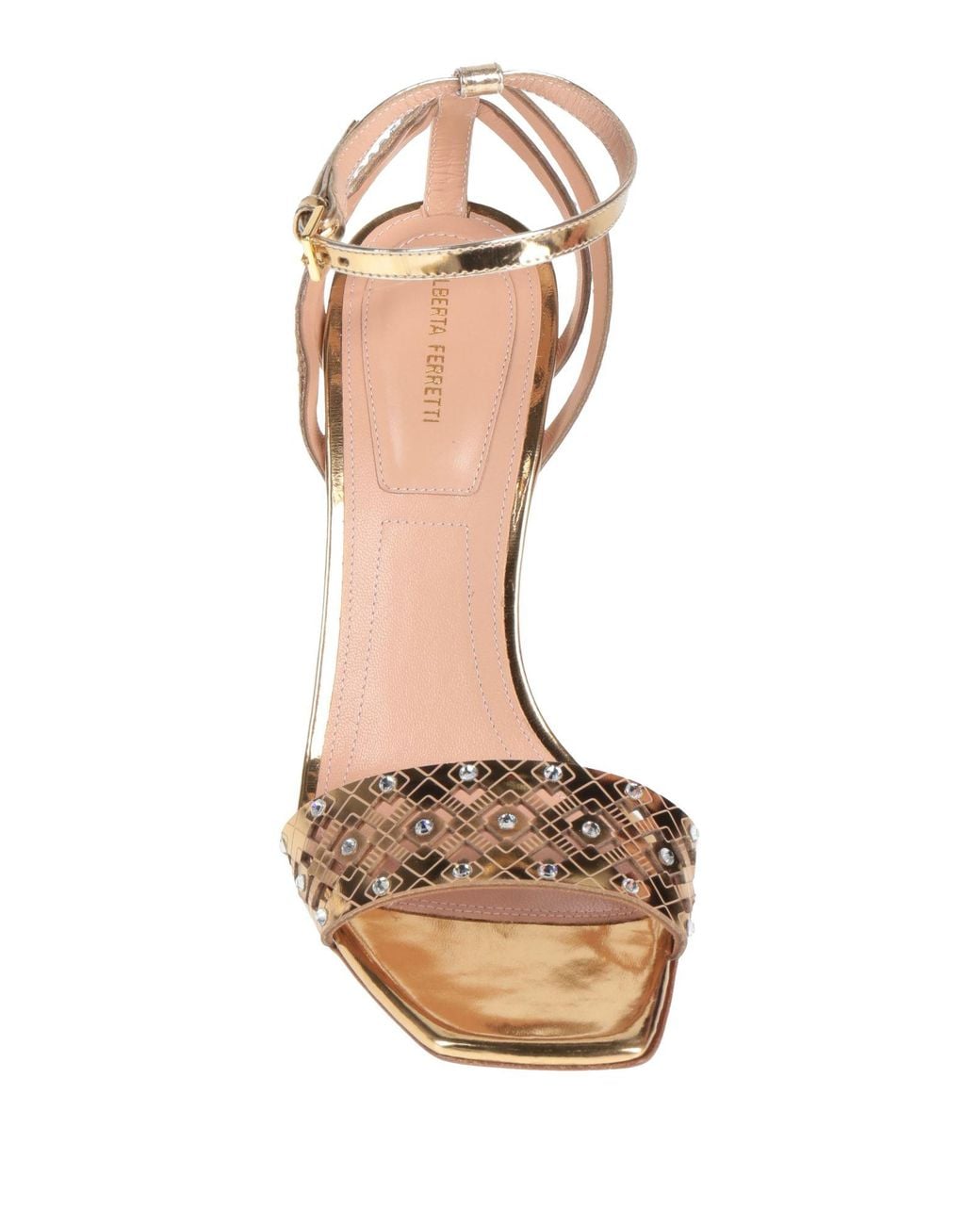 Alberta Ferretti Metallic Sandals