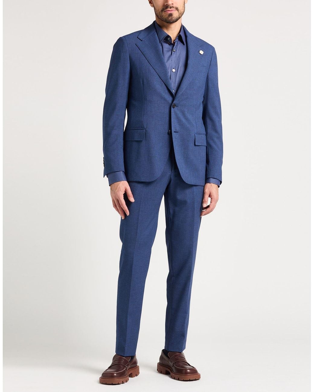 Lardini Blue Suit for men