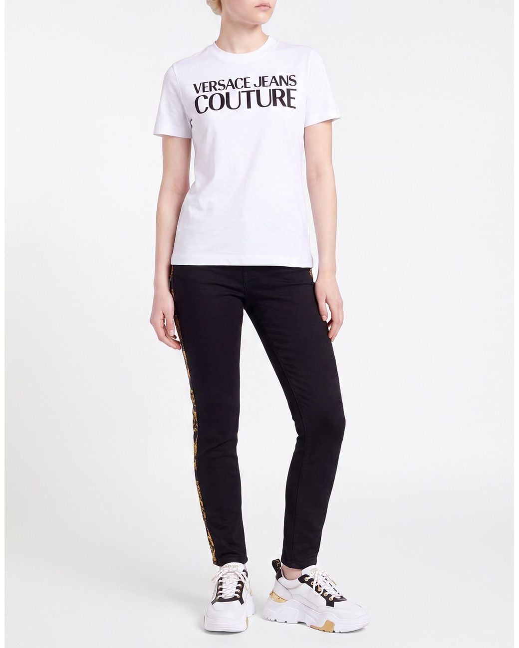 Versace Jeans Couture White T-Shirt Cotton