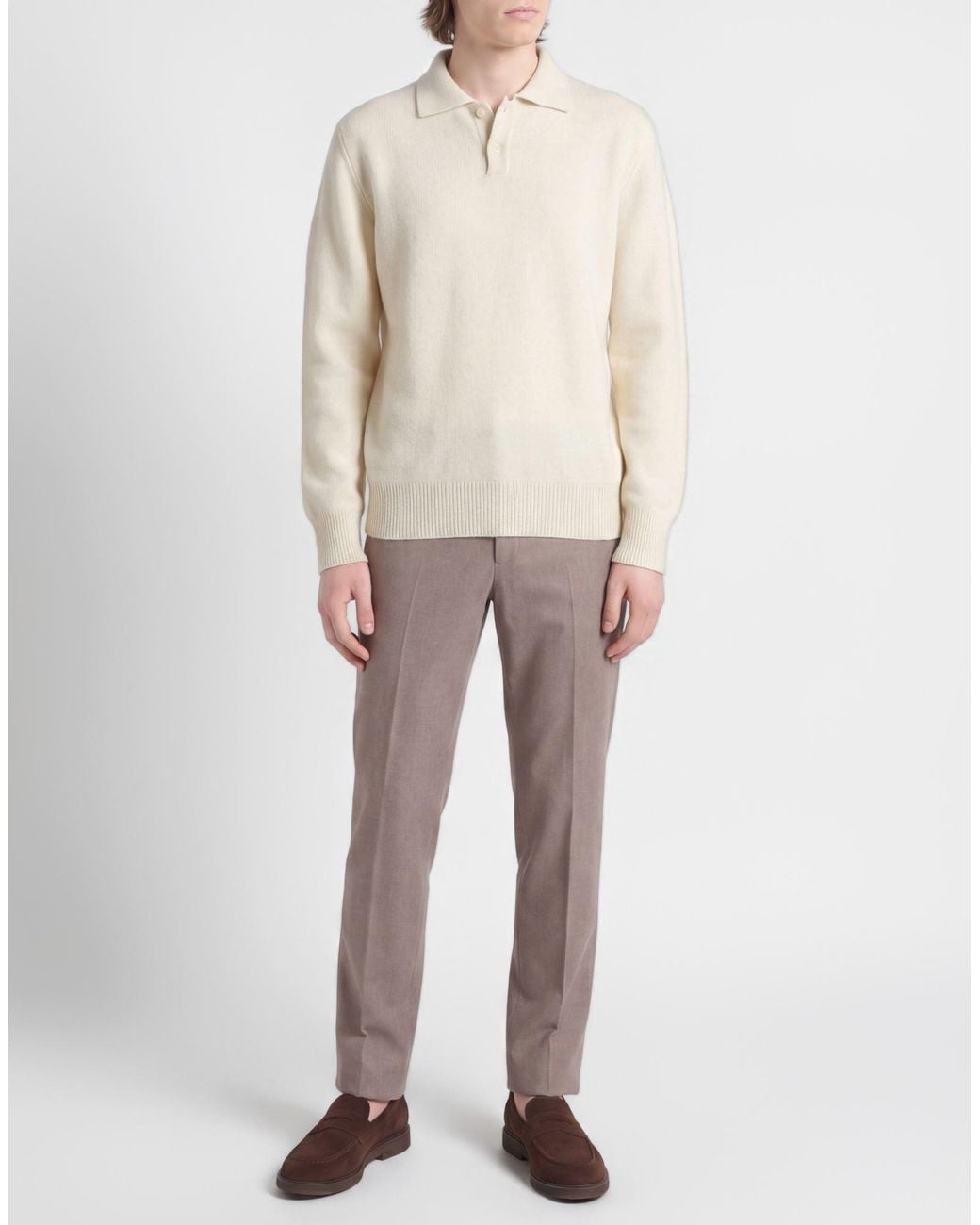 Daniele Fiesoli White Lab Sweater Merino Wool, Cashmere for men