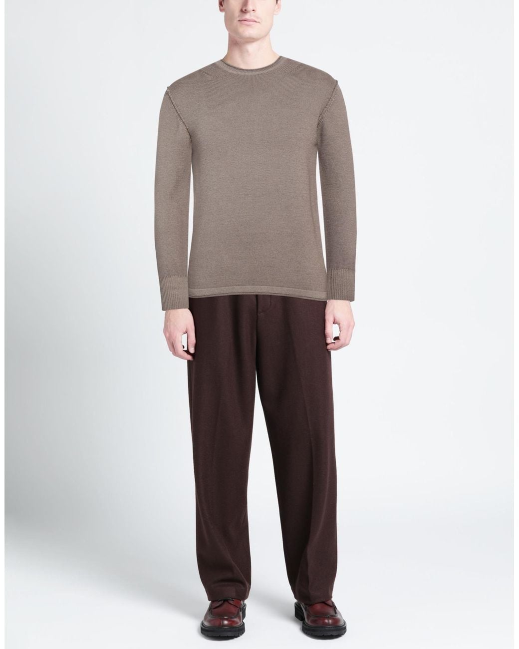 Paolo Pecora Gray Sweater for men