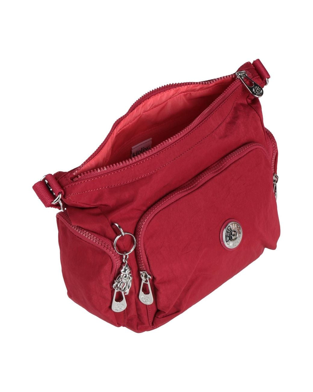 Kipling Red Cross-Body Bag Polyamide, Polyester