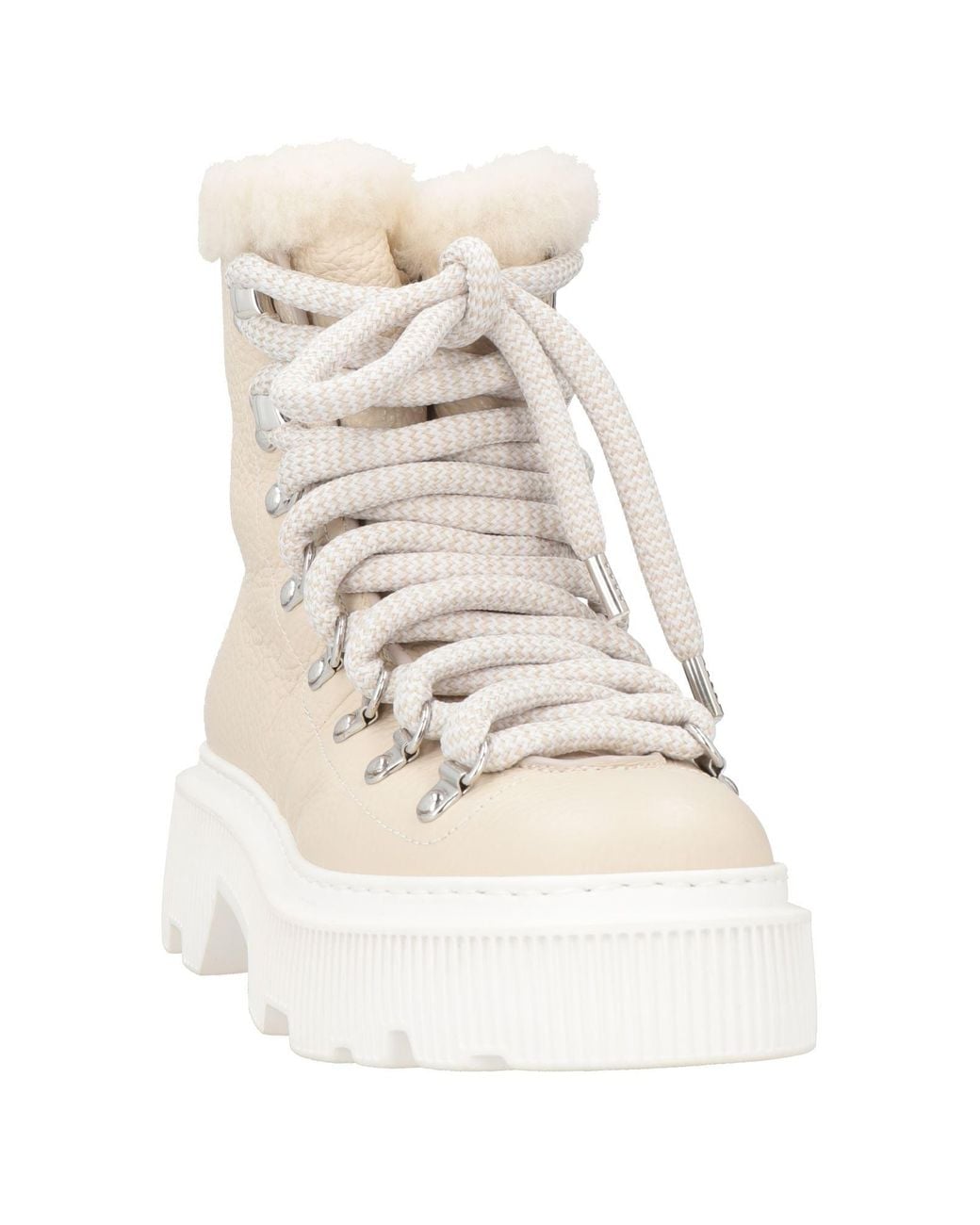 Santoni Natural Ankle Boots Sheepskin