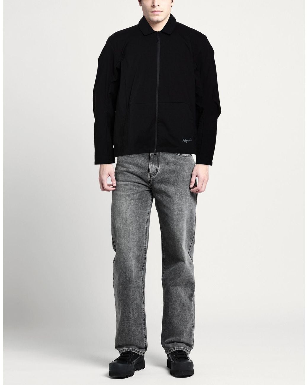 Rapha Black Jacket Nylon, Elastane for men