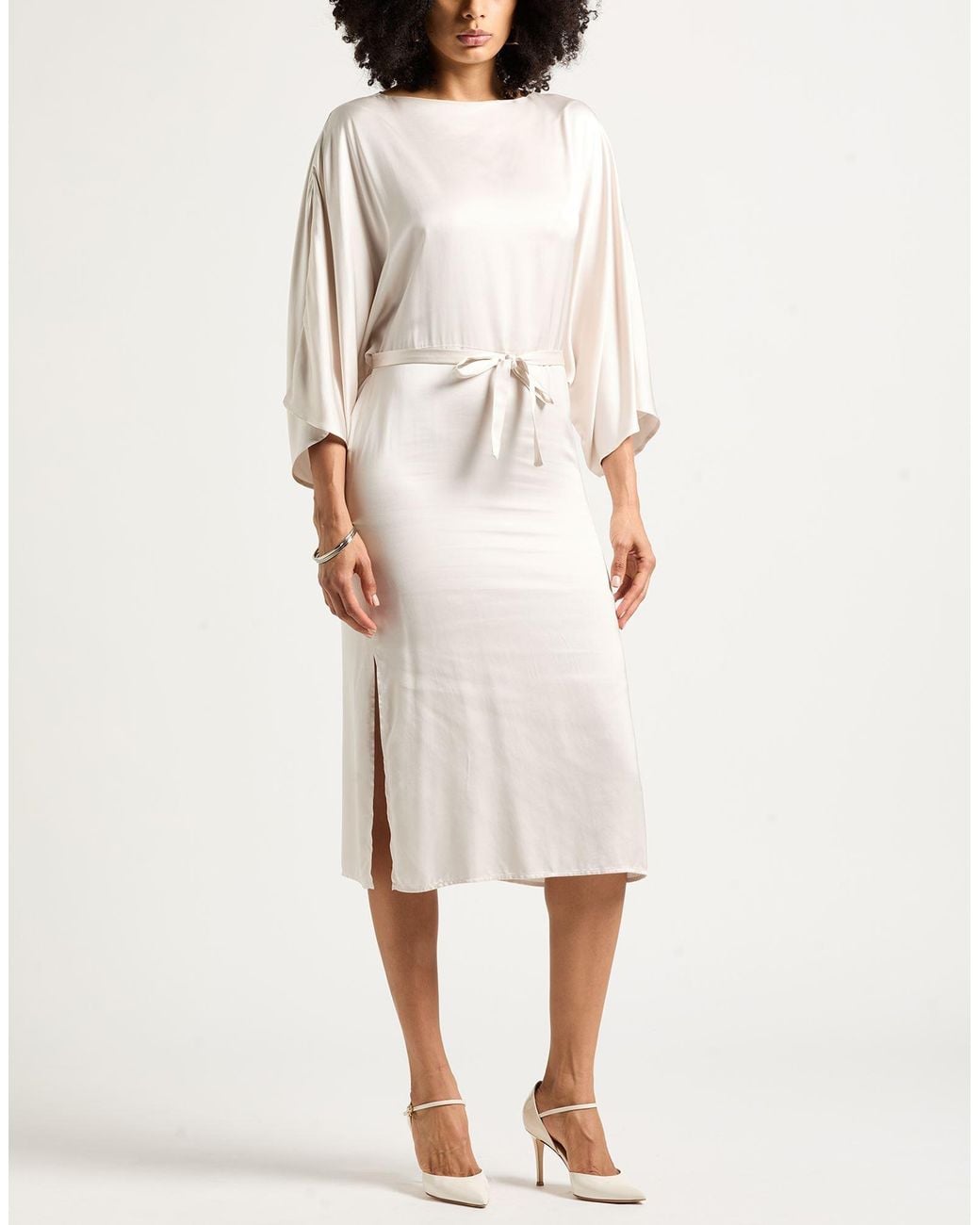 Peserico Natural Midi Dresses