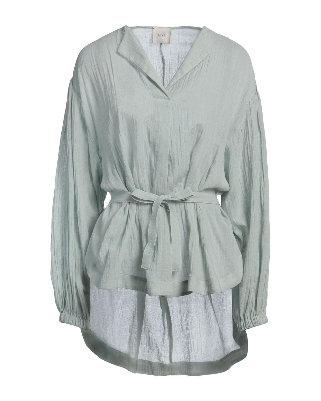 Alysi Gray Top Cotton