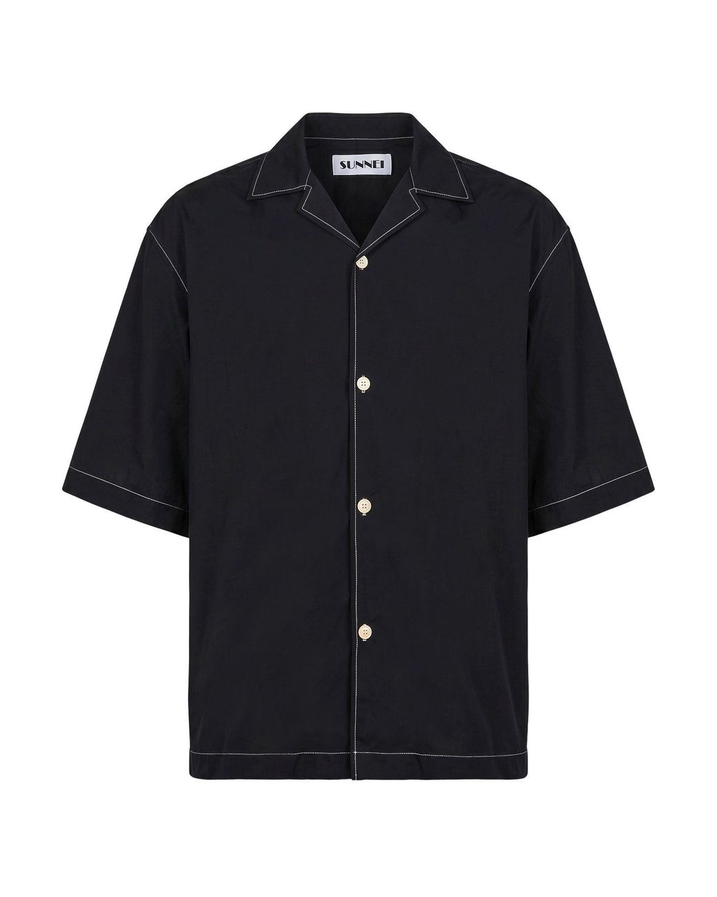 Sunnei Blue Shirt Polyamide, Elastane for men