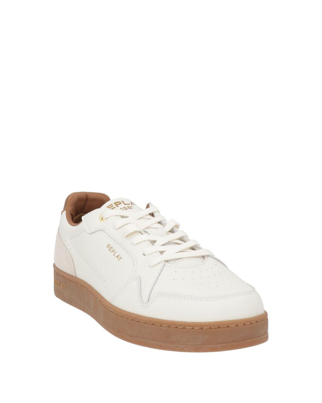 Replay White Trainers for men