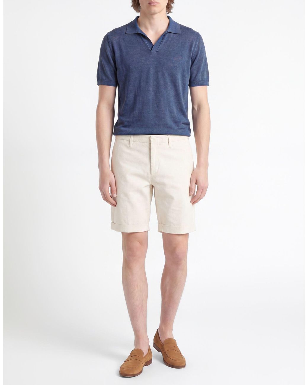 BRO-SHIP White Shorts & Bermuda Shorts for men