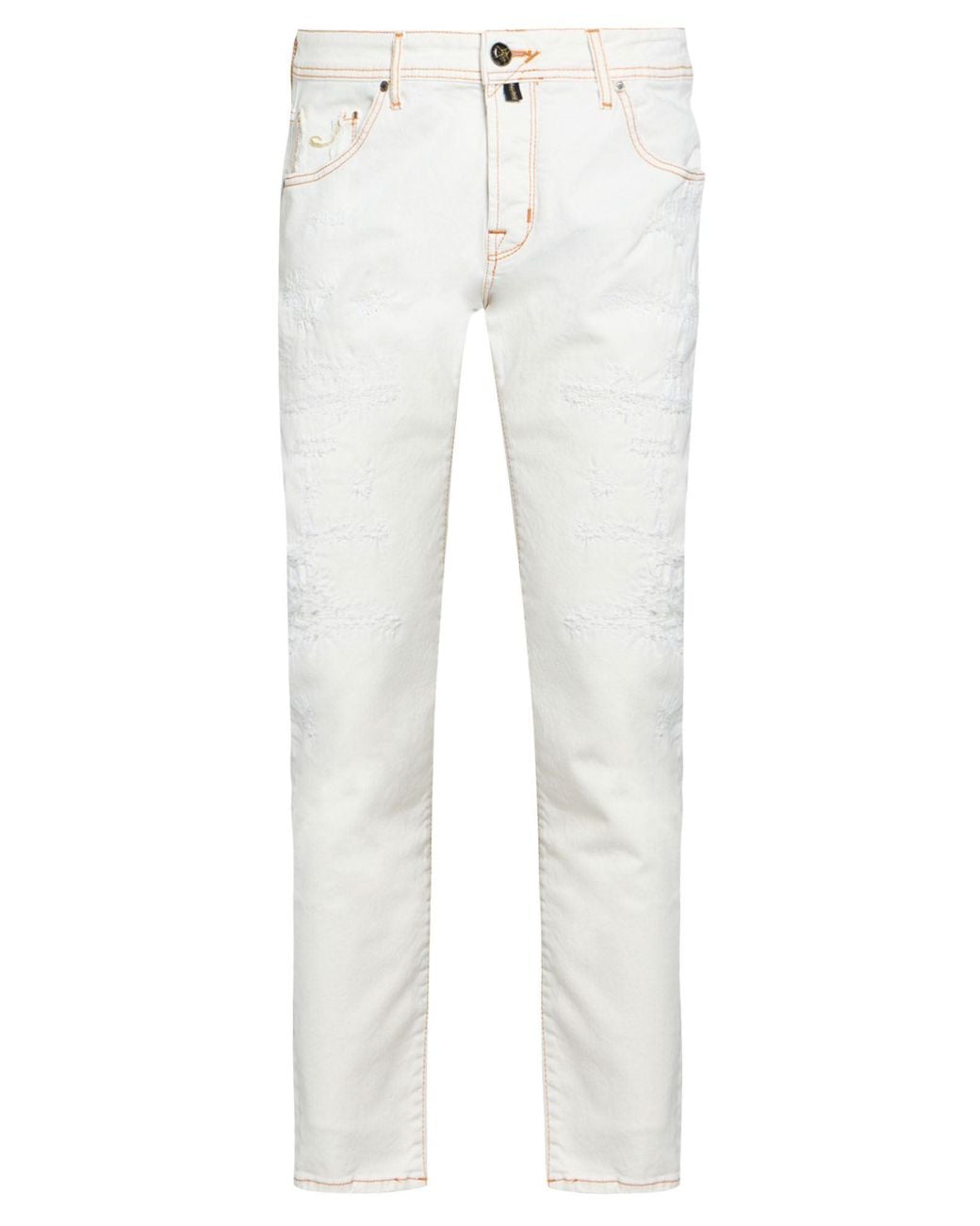 Jacob Cohen White Jeans Cotton, Elastane for men