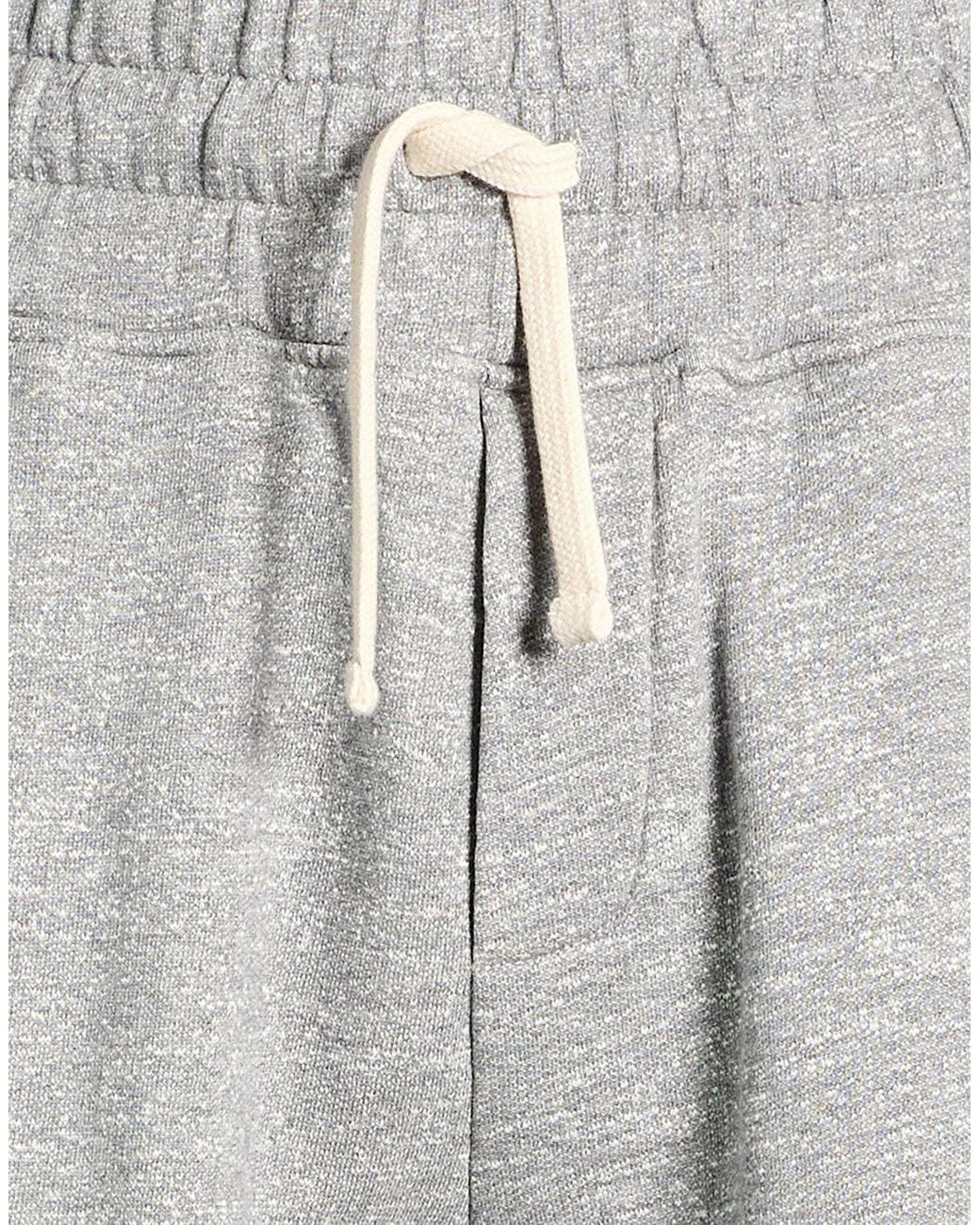 Autry Gray Shorts & Bermuda Shorts Cotton, Elastane for men