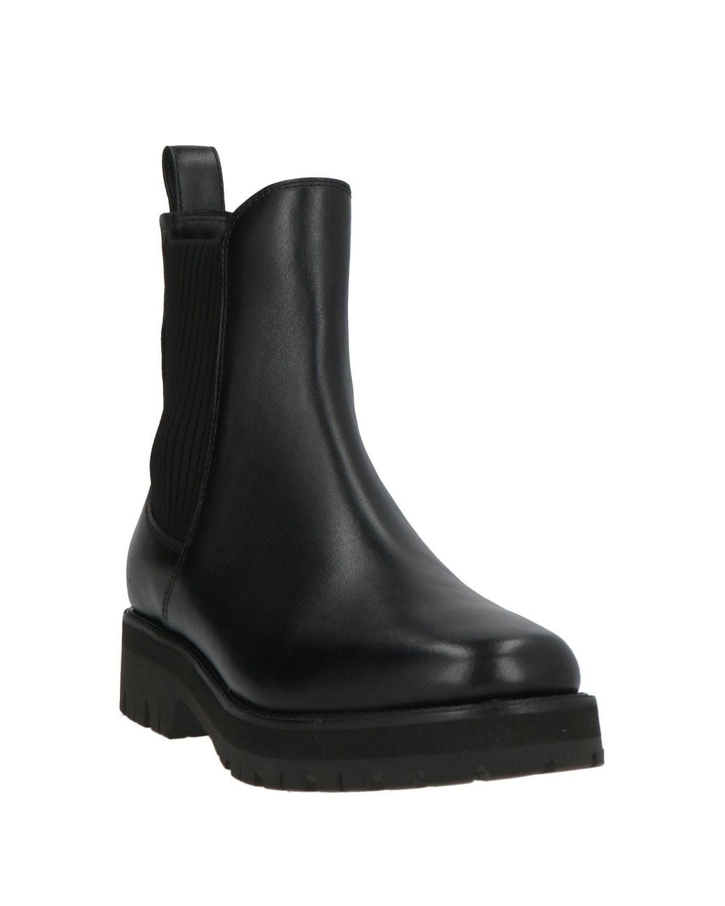 Rag & Bone Black Corey Chelsea Boot Ankle Boots Leather, Textile Fibers