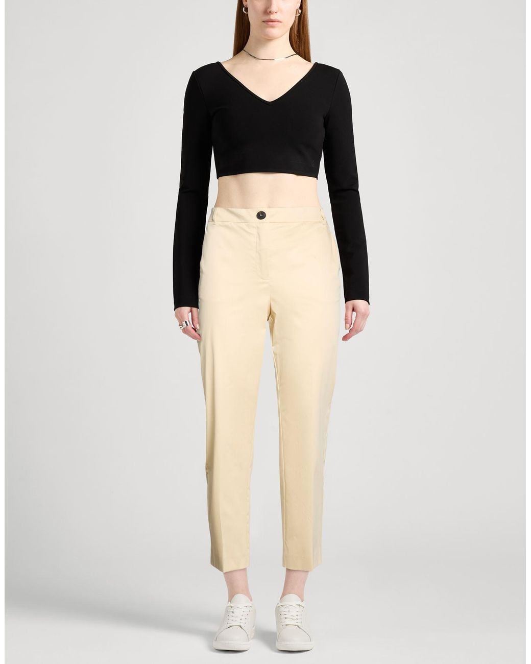 Pantalone di MAX&Co. in Natural