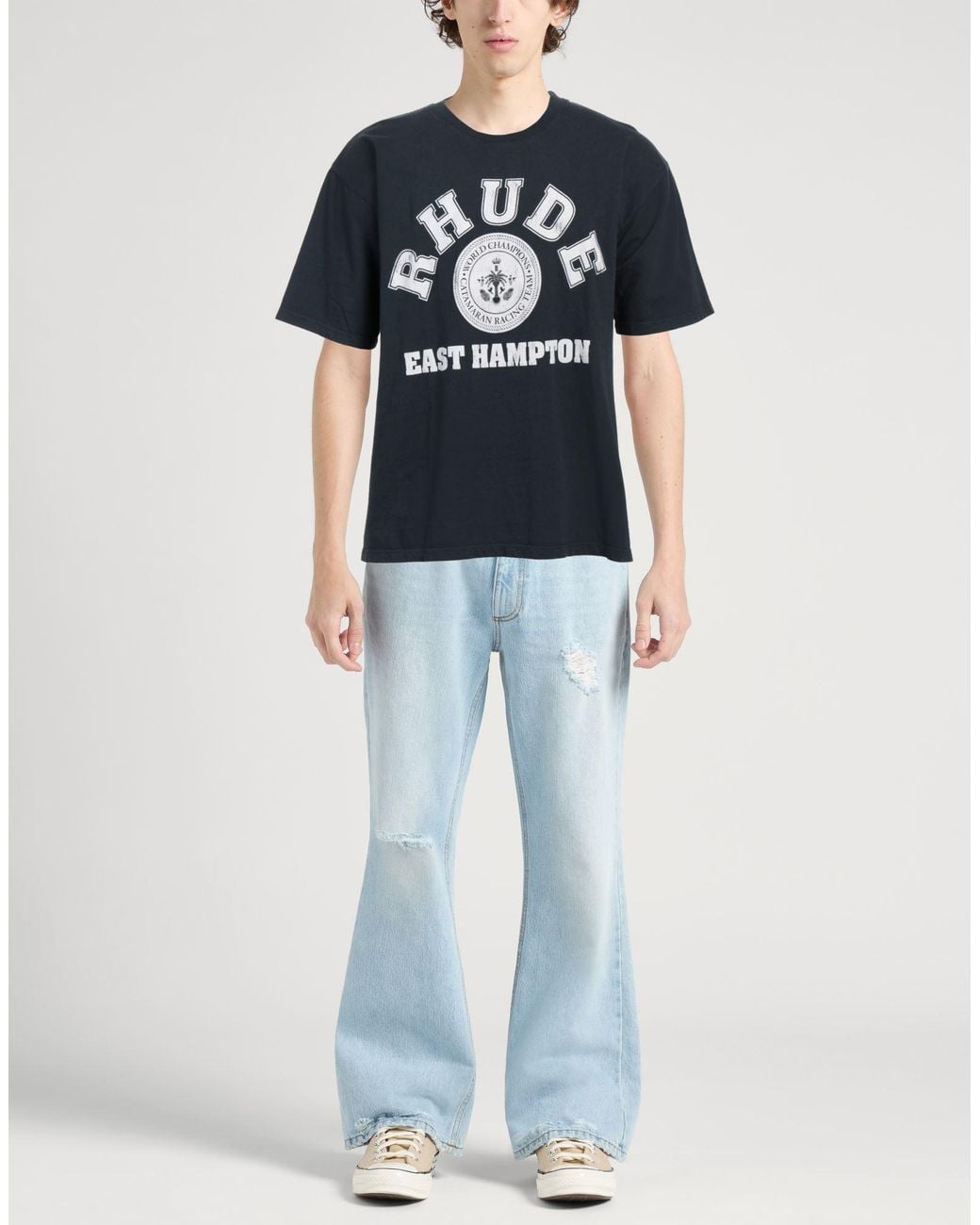 Rhude Blue T-shirt for men