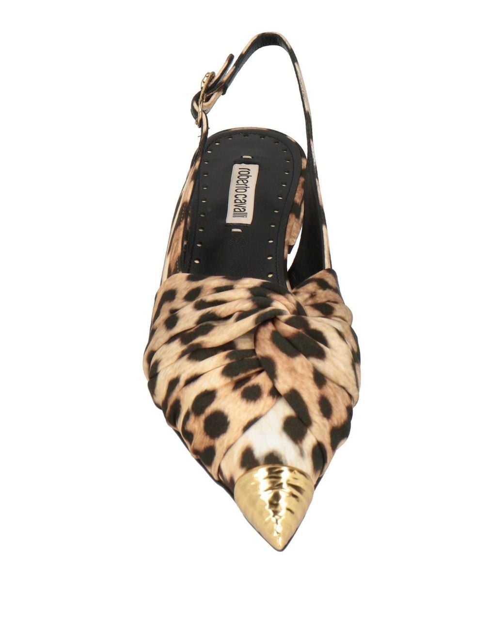 Roberto Cavalli Brown Ballet Flats