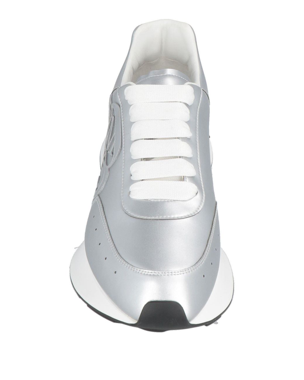 McQueen White Sneakers Soft Leather