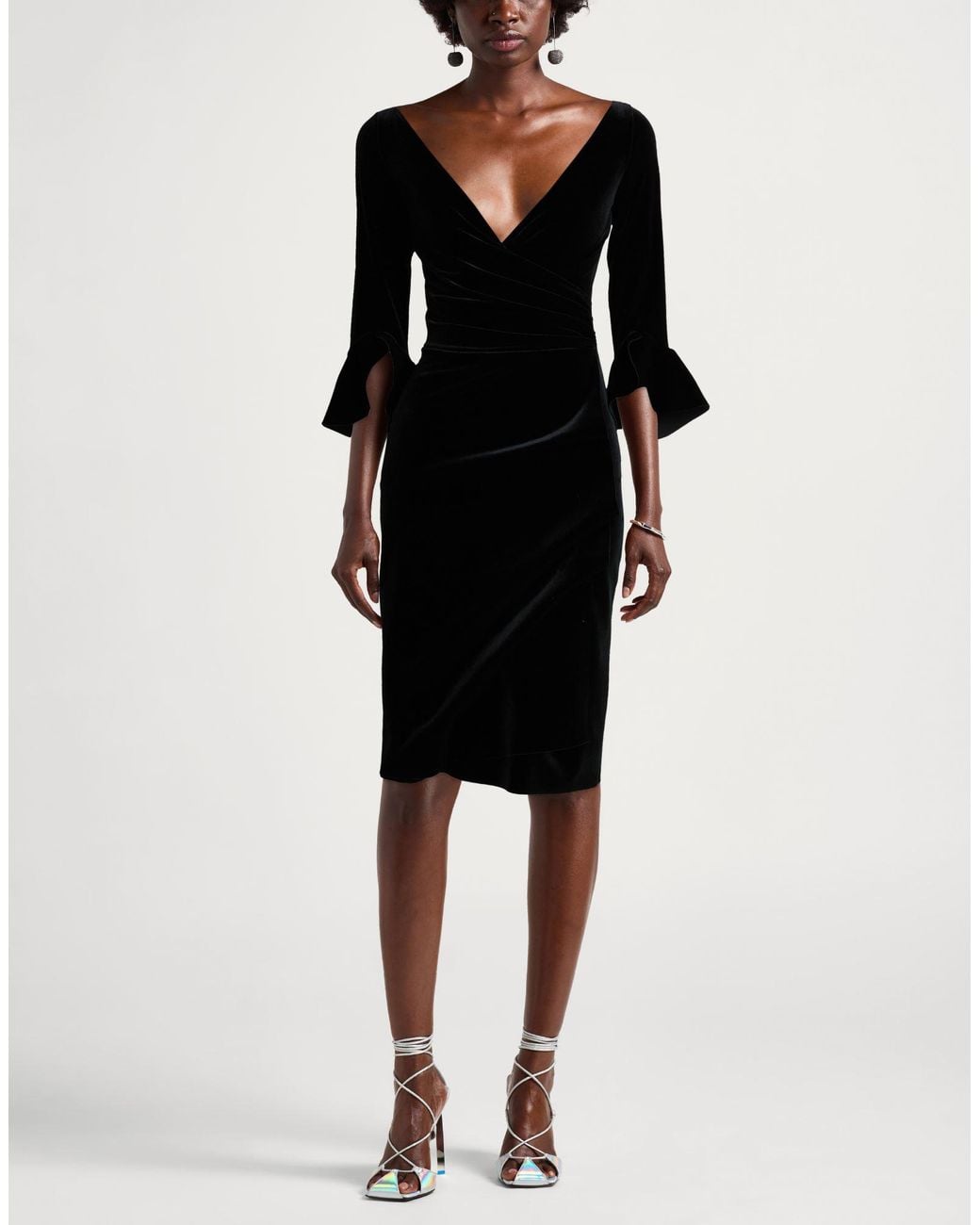 La Petite Robe Di Chiara Boni Black Midi Dress