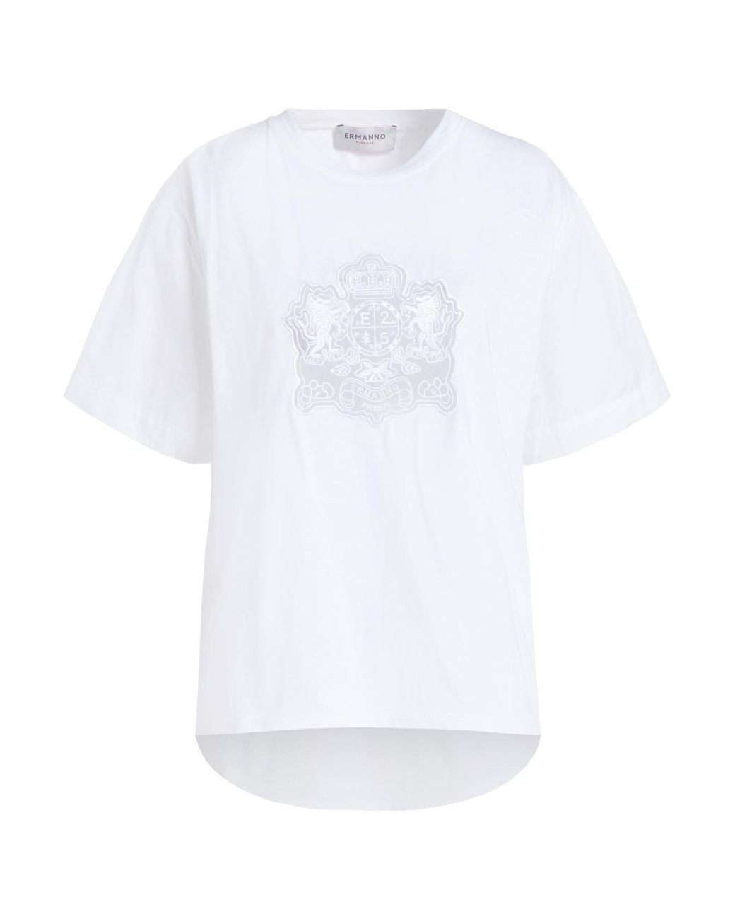 ERMANNO FIRENZE White T-Shirt Cotton