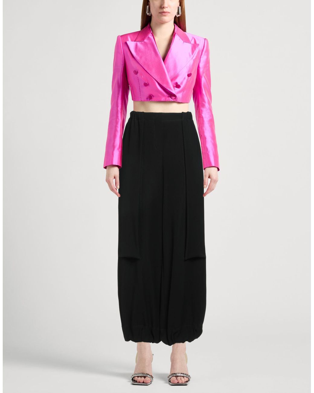 Giorgio Armani Black Pants Polyester