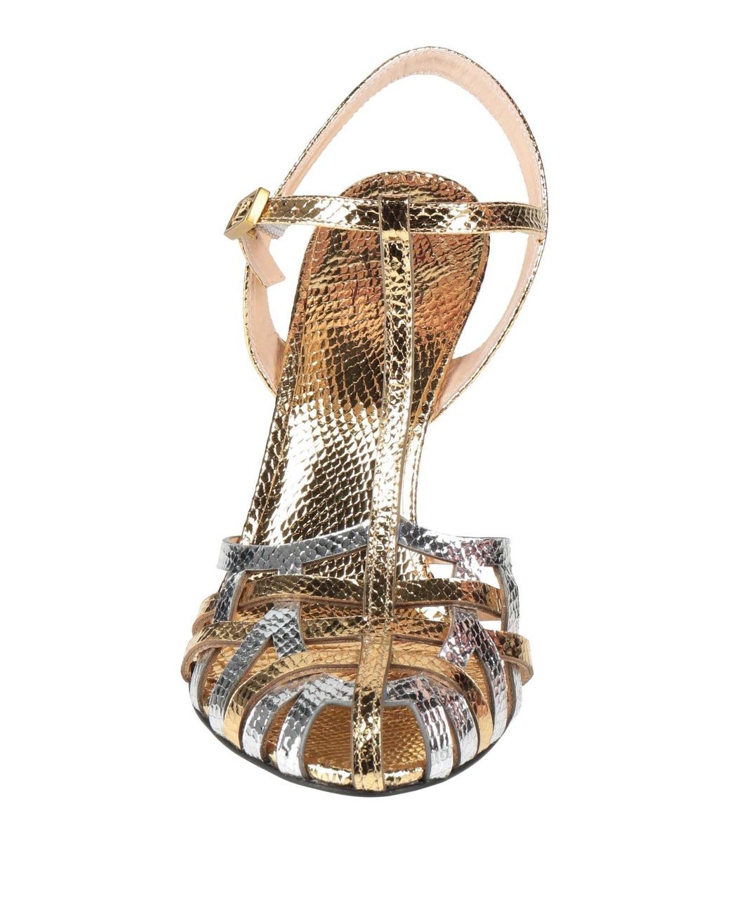 Fabi Metallic Sandals