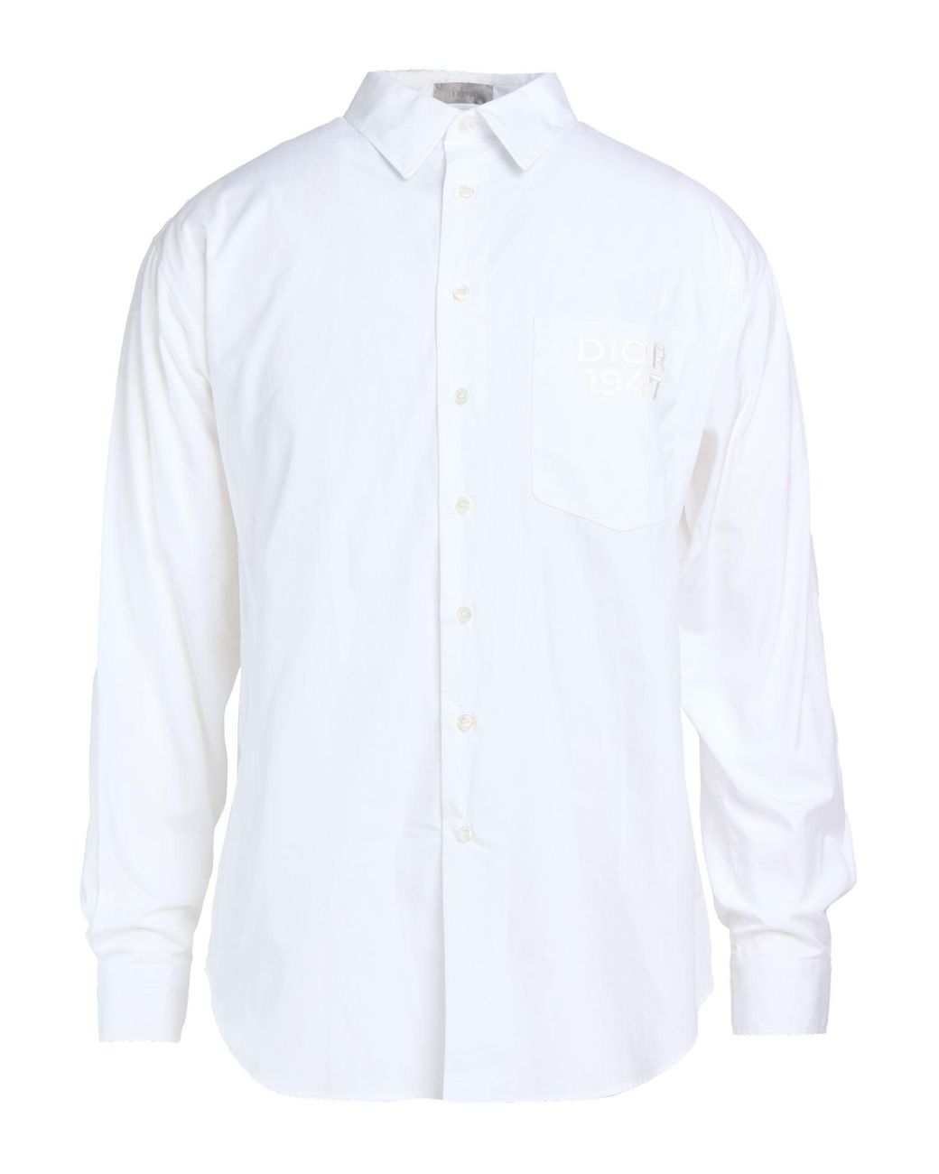 Dior White Shirt Cotton, Viscose for men