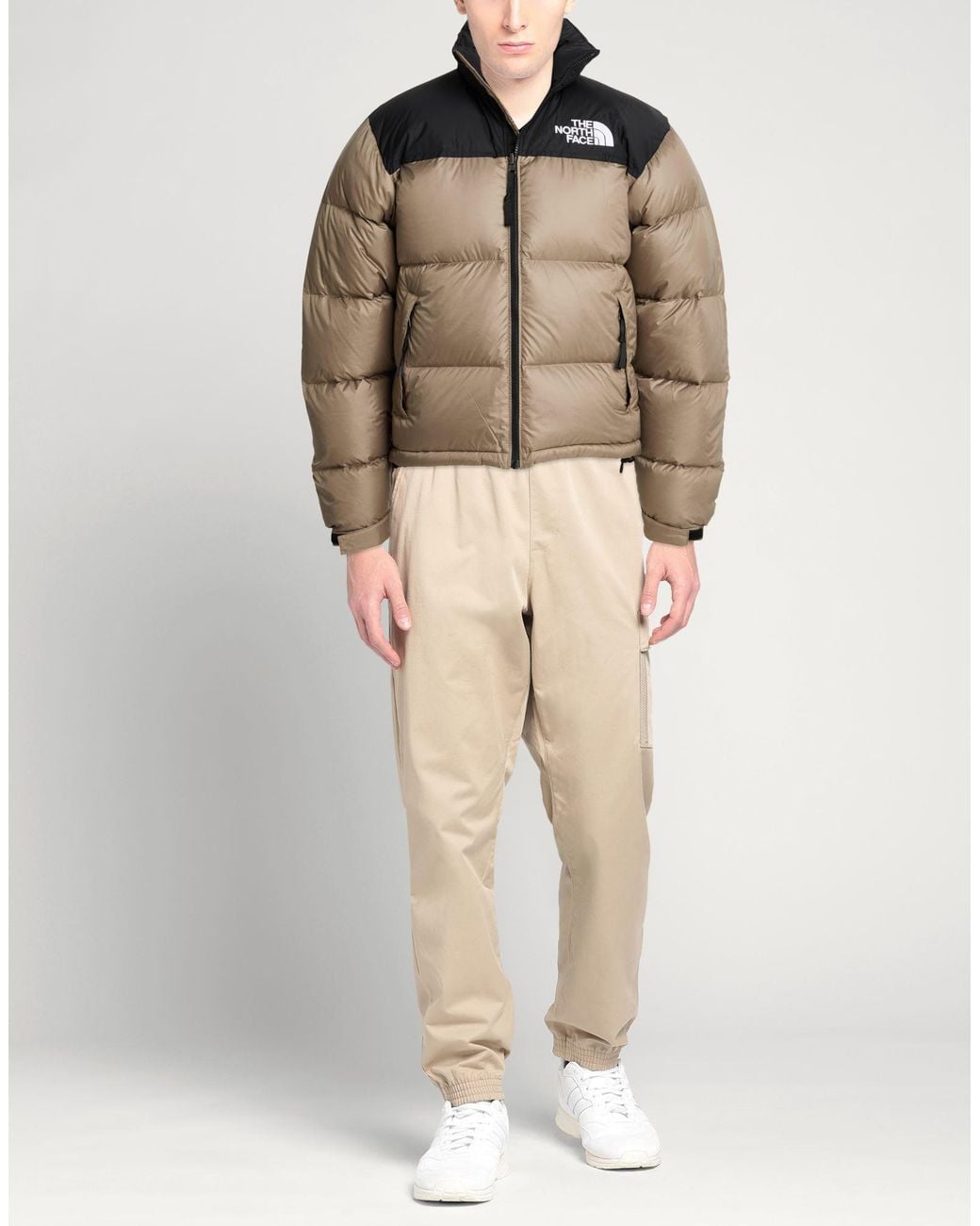 The North Face Brown Taupe Puffer Nylon for men