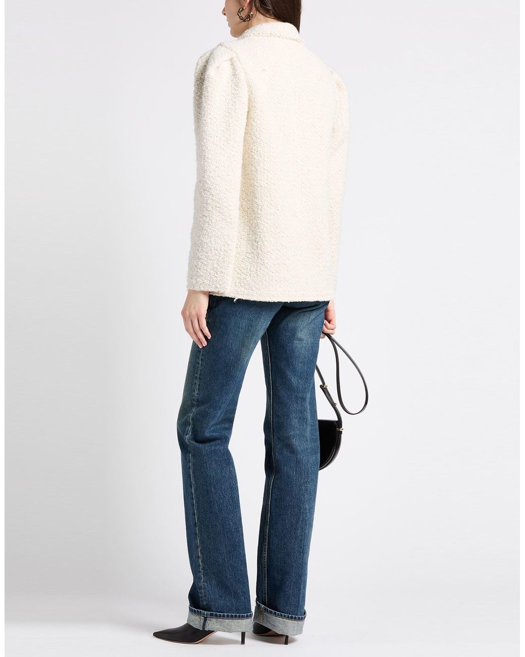 Isabel Marant White Blazer Acrylic, Wool, Polyester