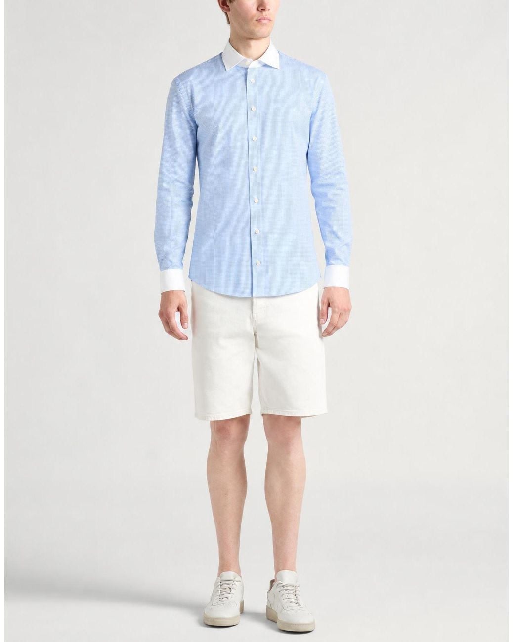 Hackett Blue Sky Shirt Cotton for men