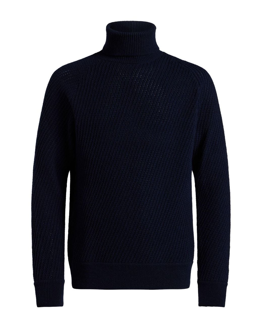 Paolo Pecora Blue Turtleneck Wool, Polyacrylic for men