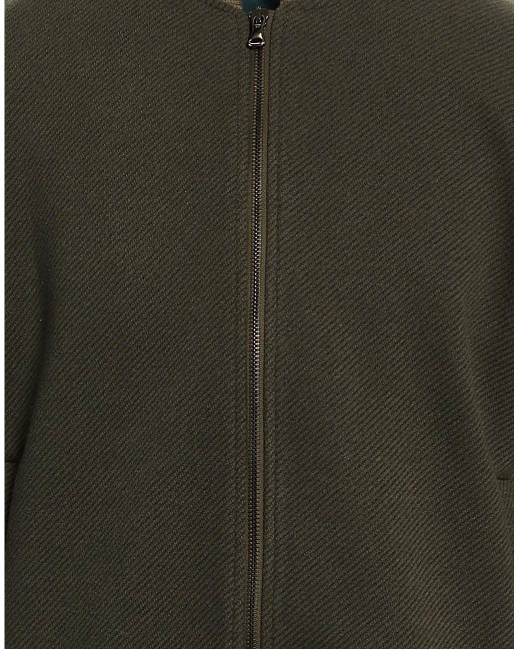 Exte Green Military Jacket Polyester, Viscose, Wool for men