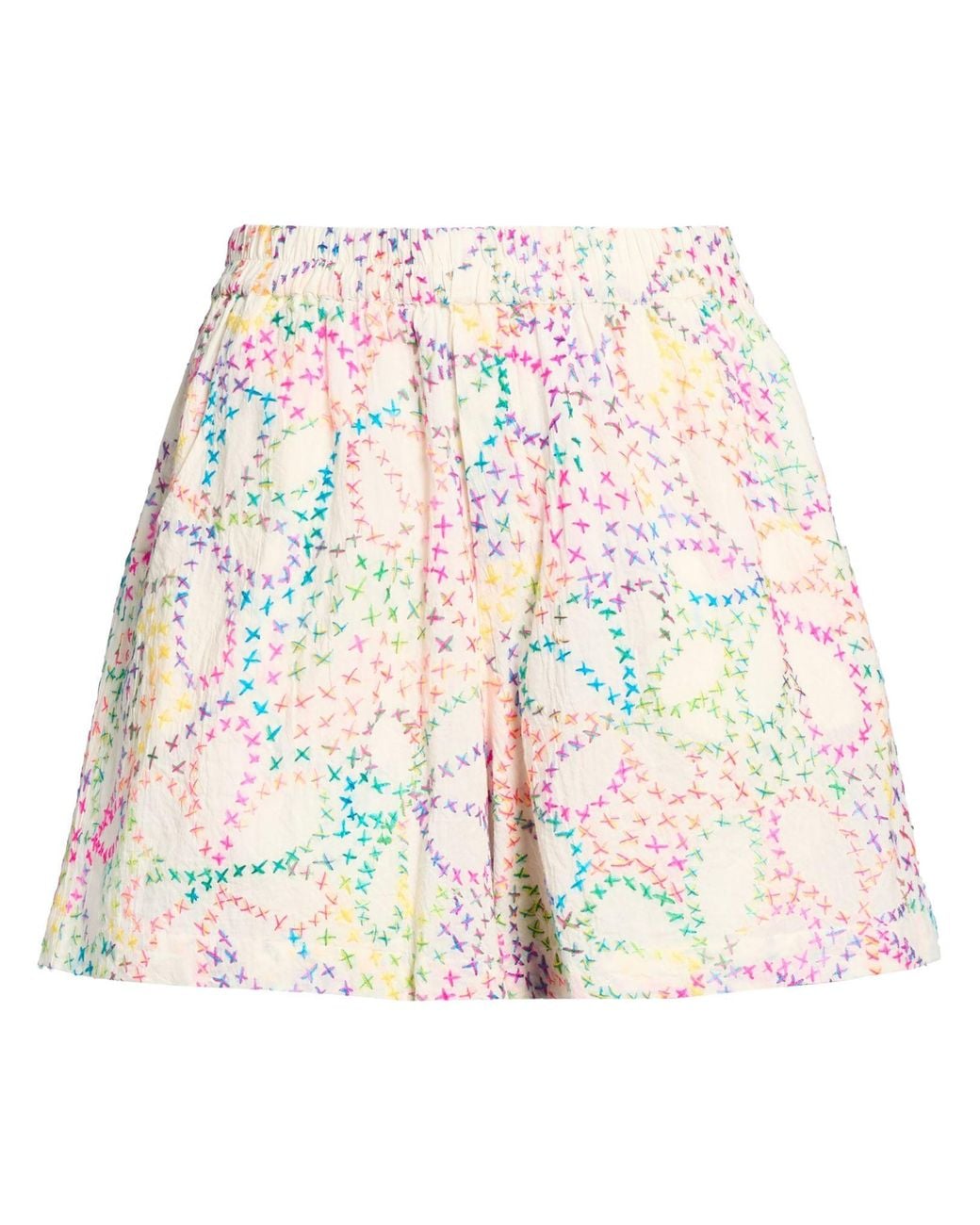 ARIZONA LOVE White Ivory Shorts & Bermuda Shorts Cotton, Wool